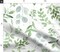 Watercolor Leaves Pattern Eucalyptus Sage Green Greenery Custom Printed Fabric by Spoonflower Various Fabrics by the Yard or Fat Quarter